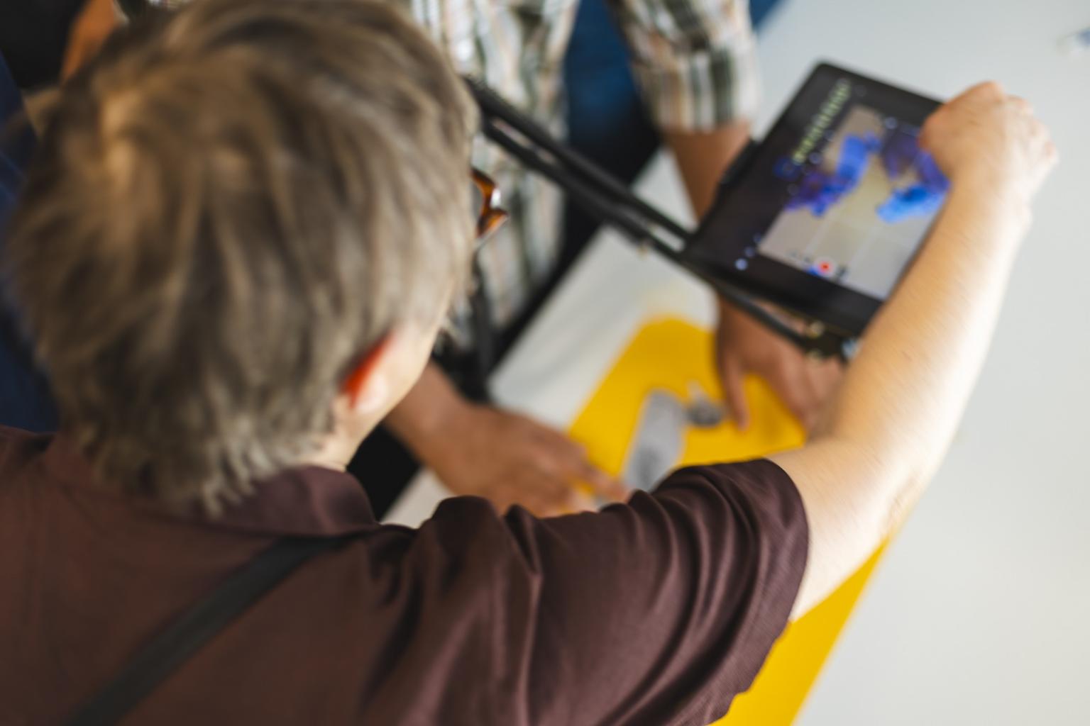 Momento del taller Stop Motion